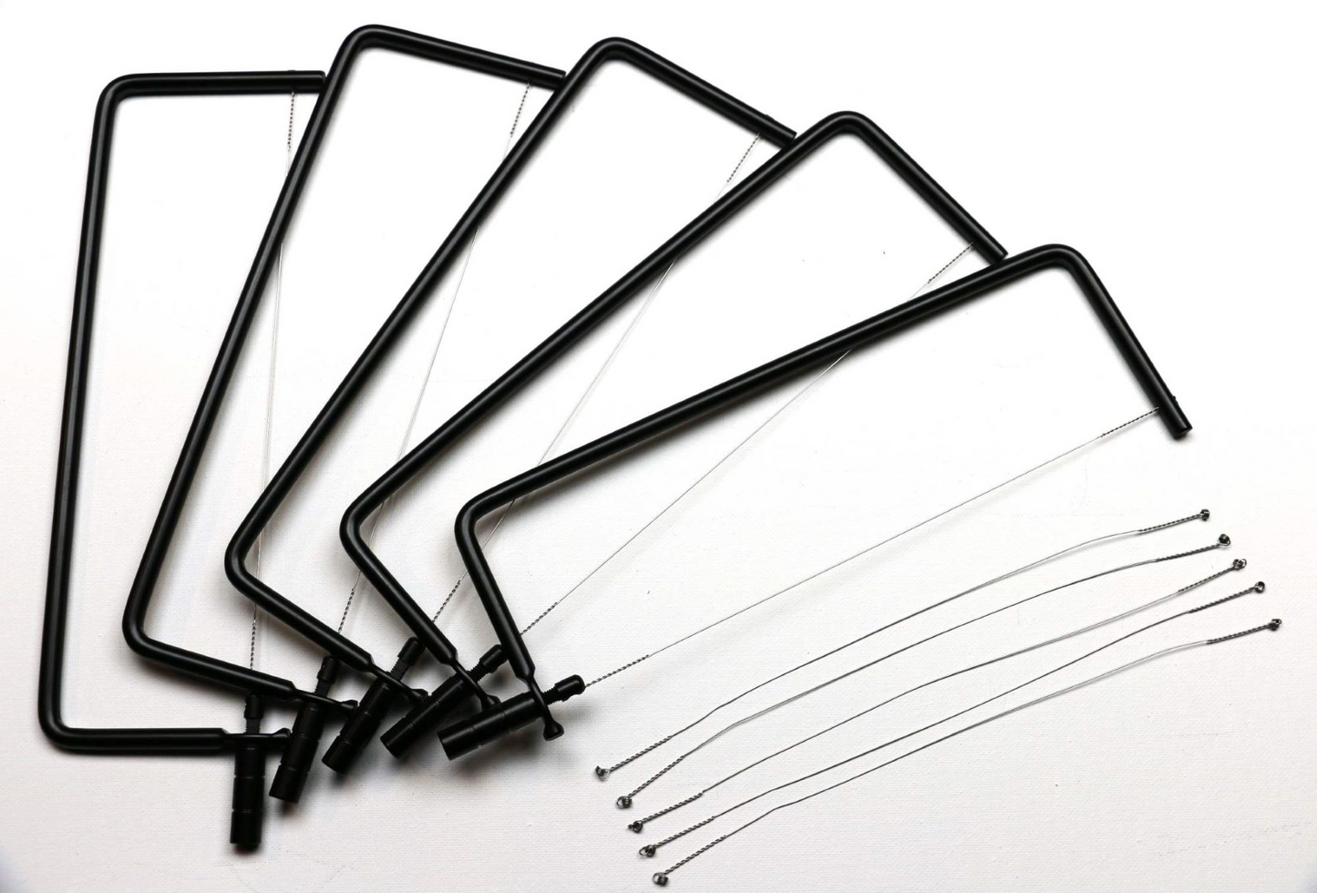 10" Cheese Slicer Hardware Kit, 5 Pieces, Black Finish