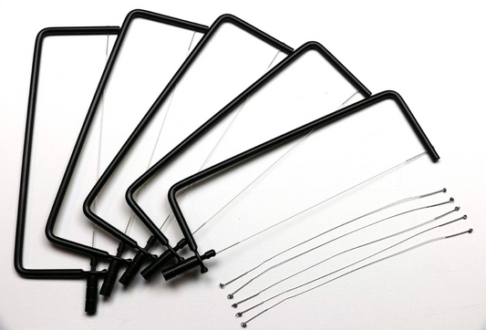 10" Cheese Slicer Hardware Kit, 5 Pieces, Black Finish